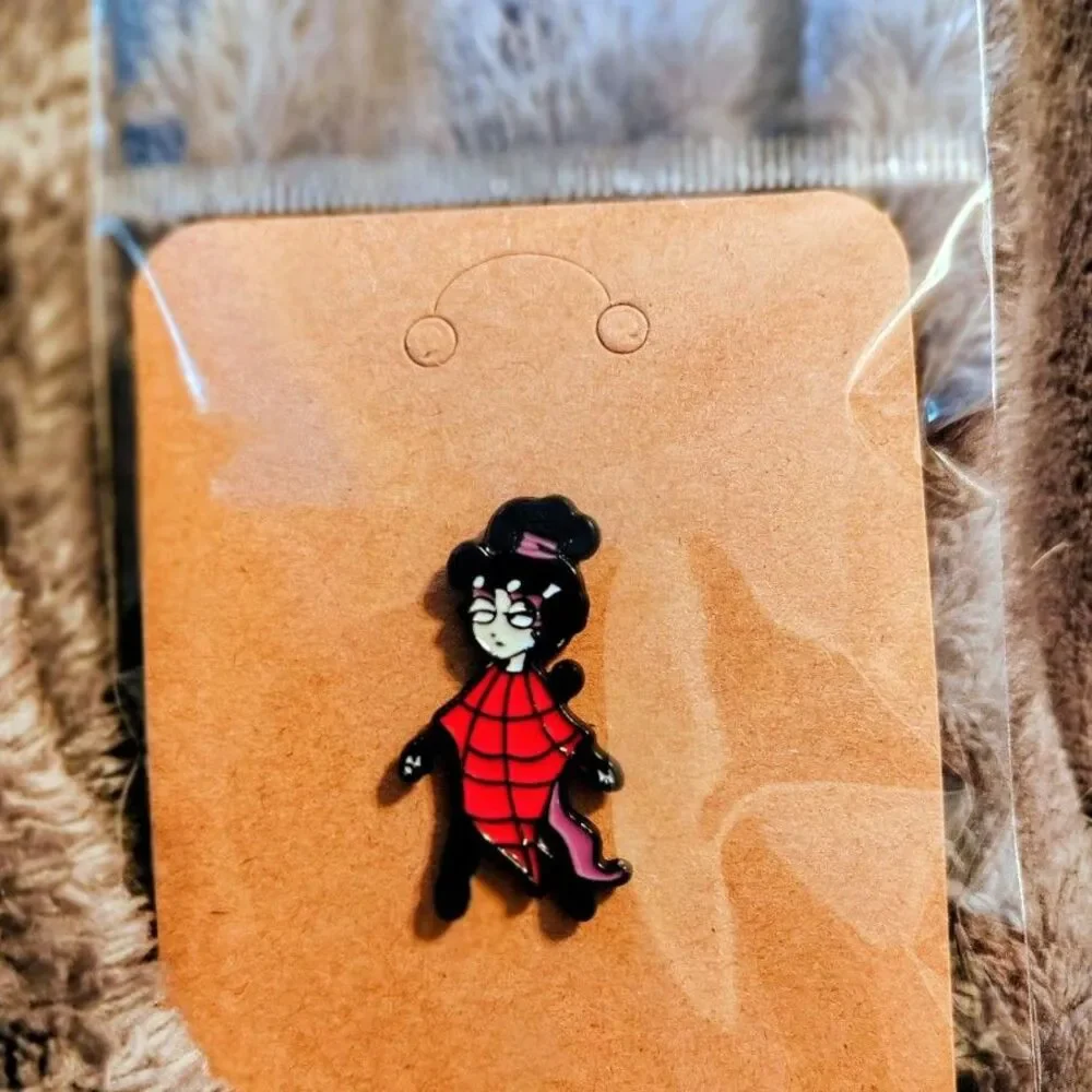 Lydia Deetz Beetlejuice Cartoon Musical Enamel Pin 90s Nostalgia Goth Accessory